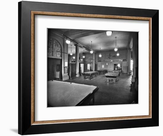 Tacoma Elks Club Billiard Room, 1925-Marvin Boland-Framed Giclee Print