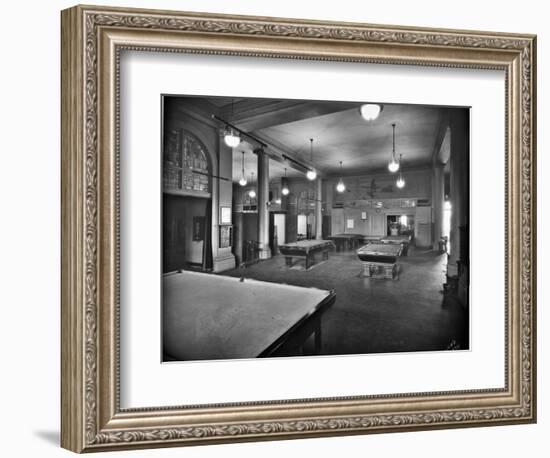 Tacoma Elks Club Billiard Room, 1925-Marvin Boland-Framed Premium Giclee Print