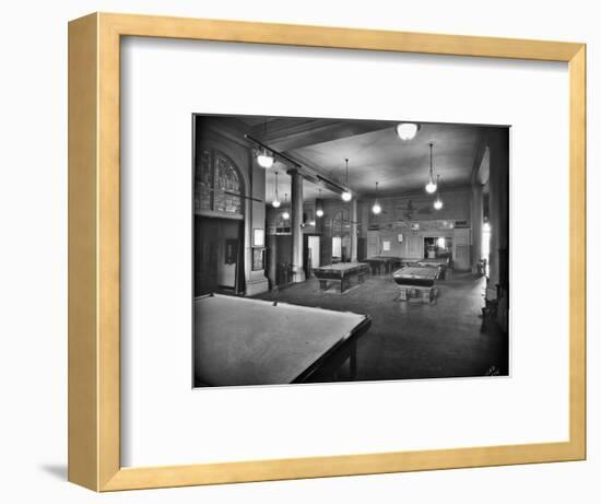 Tacoma Elks Club Billiard Room, 1925-Marvin Boland-Framed Premium Giclee Print