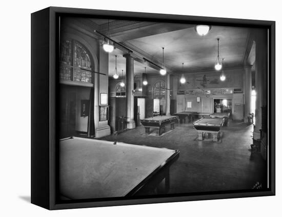 Tacoma Elks Club Billiard Room, 1925-Marvin Boland-Framed Premier Image Canvas