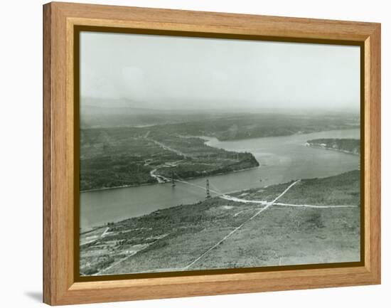 Tacoma Narrows Bridge (1940)-null-Framed Premier Image Canvas