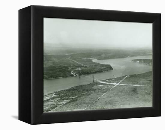 Tacoma Narrows Bridge (1940)-null-Framed Premier Image Canvas