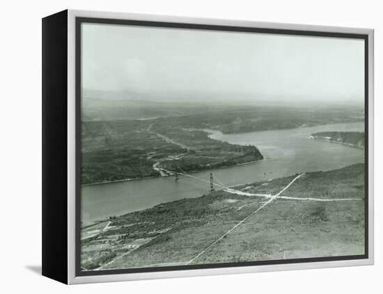Tacoma Narrows Bridge (1940)-null-Framed Premier Image Canvas