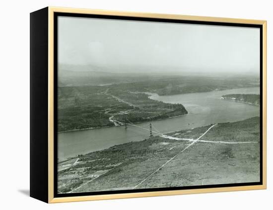 Tacoma Narrows Bridge (1940)-null-Framed Premier Image Canvas