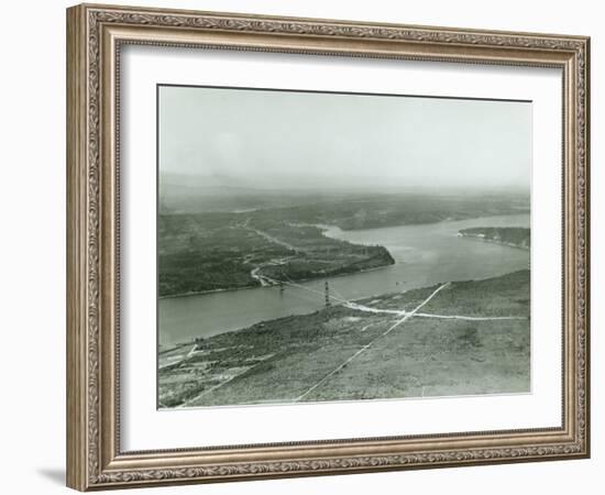 Tacoma Narrows Bridge (1940)-null-Framed Giclee Print