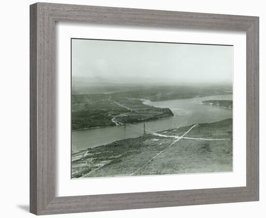 Tacoma Narrows Bridge (1940)-null-Framed Giclee Print