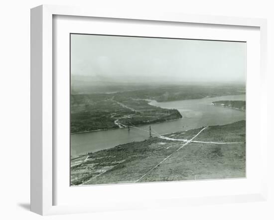 Tacoma Narrows Bridge (1940)-null-Framed Giclee Print