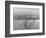 Tacoma Narrows Bridge from Gig Harbor Towards Tacoma, WA (ca. 1950)-null-Framed Giclee Print