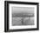 Tacoma Narrows Bridge from Gig Harbor Towards Tacoma, WA (ca. 1950)-null-Framed Giclee Print