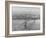 Tacoma Narrows Bridge from Gig Harbor Towards Tacoma, WA (ca. 1950)-null-Framed Giclee Print