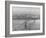 Tacoma Narrows Bridge from Gig Harbor Towards Tacoma, WA (ca. 1950)-null-Framed Giclee Print