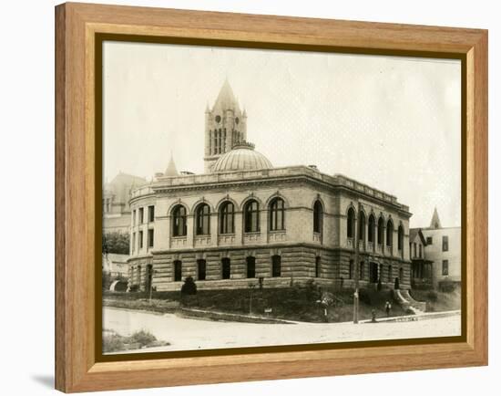 Tacoma Public Library (1907)-null-Framed Premier Image Canvas