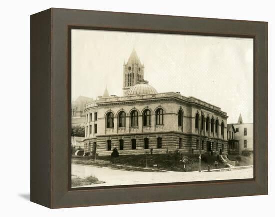 Tacoma Public Library (1907)-null-Framed Premier Image Canvas