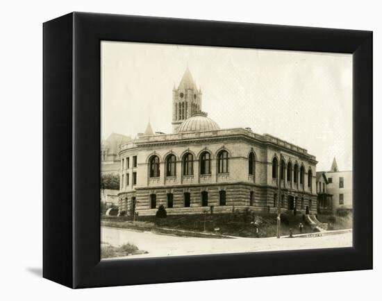 Tacoma Public Library (1907)-null-Framed Premier Image Canvas