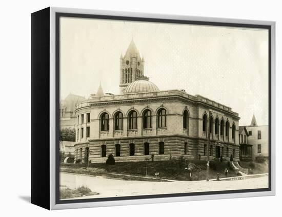 Tacoma Public Library (1907)-null-Framed Premier Image Canvas