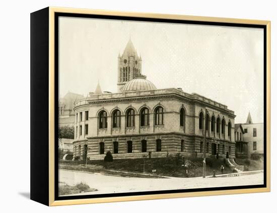 Tacoma Public Library (1907)-null-Framed Premier Image Canvas