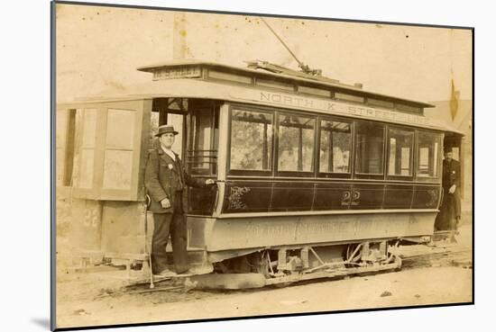 Tacoma Railway and Motor Company Street Car, North K Street Line (ca. 1899)-E.L. Gurnea-Mounted Giclee Print