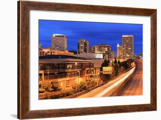 Tacoma Skyline, Washington State, United States of America, North America-Richard Cummins-Framed Photographic Print