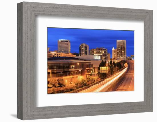 Tacoma Skyline, Washington State, United States of America, North America-Richard Cummins-Framed Photographic Print