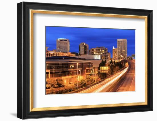 Tacoma Skyline, Washington State, United States of America, North America-Richard Cummins-Framed Photographic Print