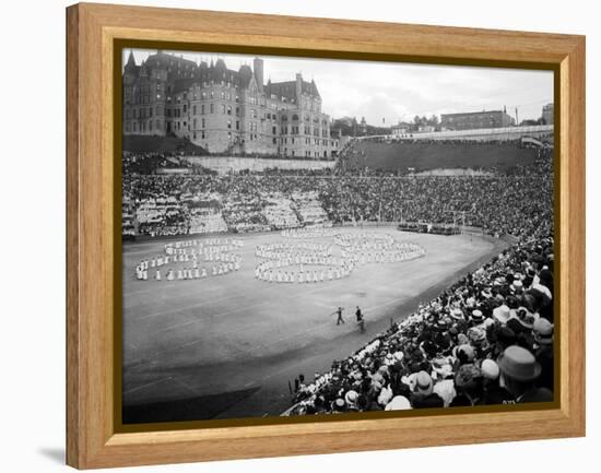 Tacoma Stadium, "The Awakening of Spring," 1915-Asahel Curtis-Framed Premier Image Canvas