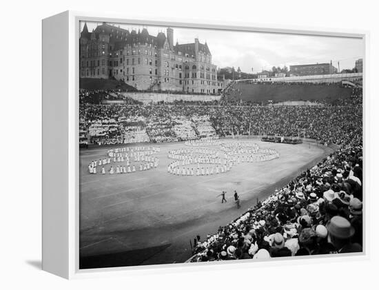 Tacoma Stadium, "The Awakening of Spring," 1915-Asahel Curtis-Framed Premier Image Canvas