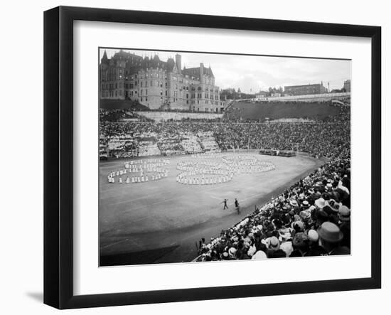 Tacoma Stadium, "The Awakening of Spring," 1915-Asahel Curtis-Framed Giclee Print