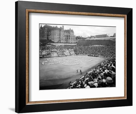 Tacoma Stadium, "The Awakening of Spring," 1915-Asahel Curtis-Framed Giclee Print