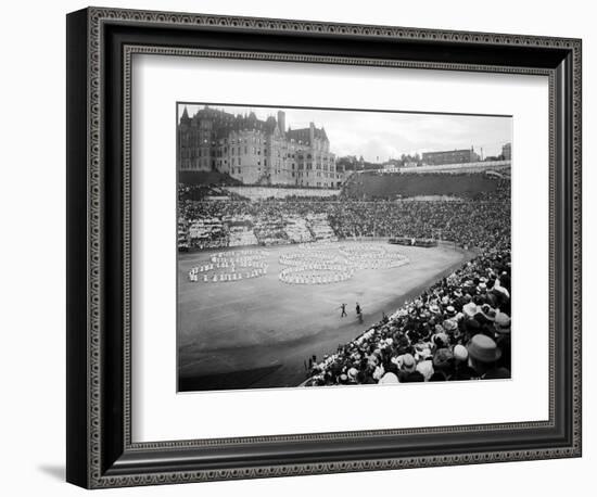 Tacoma Stadium, "The Awakening of Spring," 1915-Asahel Curtis-Framed Giclee Print