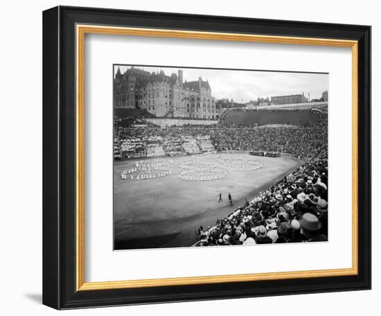 Tacoma Stadium, "The Awakening of Spring," 1915-Asahel Curtis-Framed Giclee Print