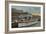 Tacoma, WA - View of Municipal Dock with Steamer-Lantern Press-Framed Art Print