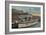 Tacoma, WA - View of Municipal Dock with Steamer-Lantern Press-Framed Art Print