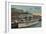 Tacoma, WA - View of Municipal Dock with Steamer-Lantern Press-Framed Art Print