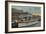 Tacoma, WA - View of Municipal Dock with Steamer-Lantern Press-Framed Art Print