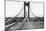 Tacoma, Washington - November 7, 1940 - Tacoma Narrows Bridge - Man on Bridge-Lantern Press-Mounted Art Print