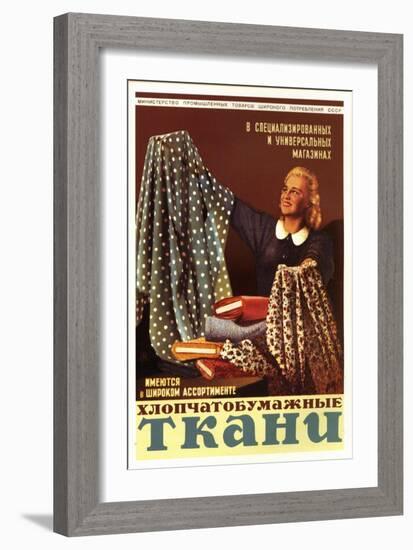 Tacony Cotton Fabrics-null-Framed Premium Giclee Print