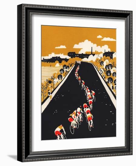 Tactics (Yellow)-Eliza Southwood-Framed Giclee Print