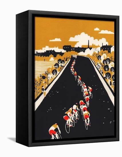 Tactics (Yellow)-Eliza Southwood-Framed Premier Image Canvas