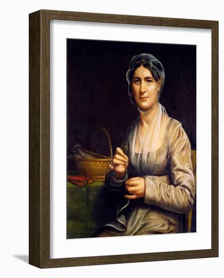 Tacy Shoemaker, 1818-Charles Willson Peale-Framed Giclee Print