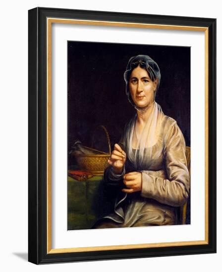 Tacy Shoemaker, 1818-Charles Willson Peale-Framed Giclee Print