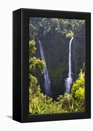 Tad Fane Waterfall, This Is the Tallest Waterfall in Laos. Bolaven Plateau, Laos-Micah Wright-Framed Premier Image Canvas