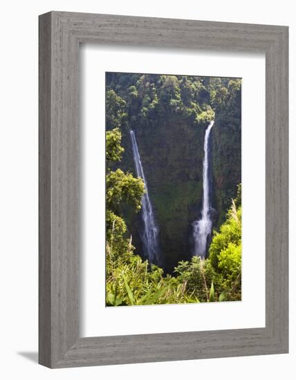 Tad Fane Waterfall, This Is the Tallest Waterfall in Laos. Bolaven Plateau, Laos-Micah Wright-Framed Photographic Print