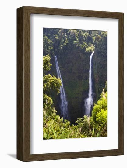 Tad Fane Waterfall, This Is the Tallest Waterfall in Laos. Bolaven Plateau, Laos-Micah Wright-Framed Photographic Print