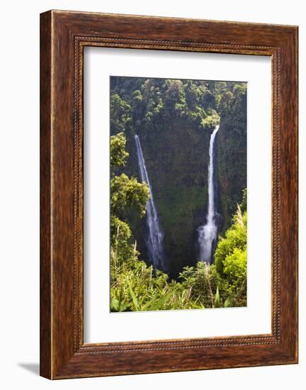 Tad Fane Waterfall, This Is the Tallest Waterfall in Laos. Bolaven Plateau, Laos-Micah Wright-Framed Photographic Print