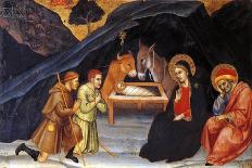 Funeral of Virgin, Scene from Life of Virgin, 1406-1408-Taddeo di Bartolo-Framed Giclee Print
