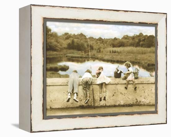 Tadpoles-Betsy Cameron-Framed Stretched Canvas