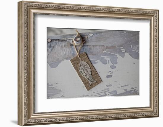 Tag with Fish Motive-Andrea Haase-Framed Photographic Print