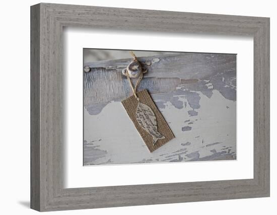 Tag with Fish Motive-Andrea Haase-Framed Photographic Print