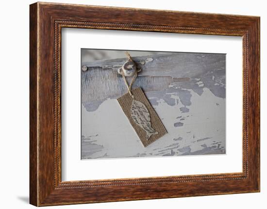 Tag with Fish Motive-Andrea Haase-Framed Photographic Print