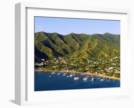 Taganga, Caribbean Coast, Colombia, South America-Christian Kober-Framed Photographic Print